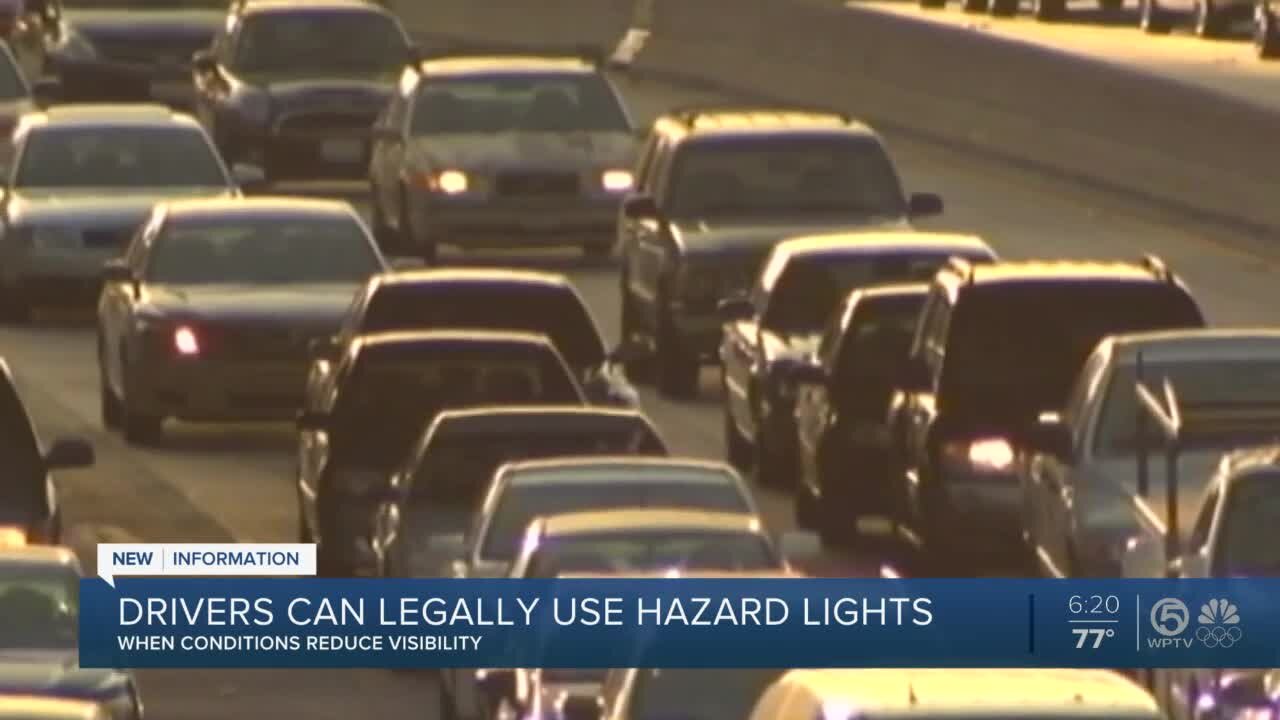 The great hazard light debate has been settled in Florida