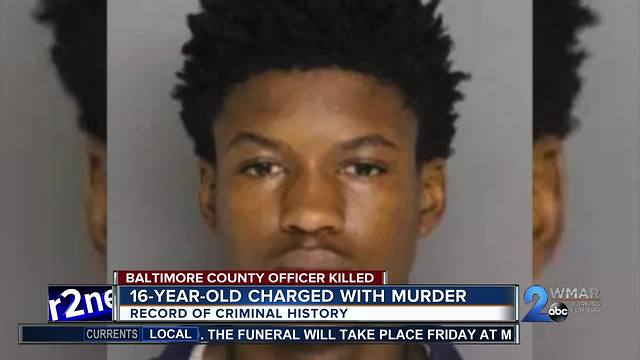 16-year-old charged with officer's killing has criminal history