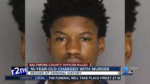 16-year-old charged with officer's killing has criminal history