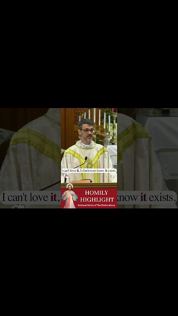 Who knows about the Feast of Divine Mercy? #divinemercy #shrineofdivinemercy #homilyhighlight