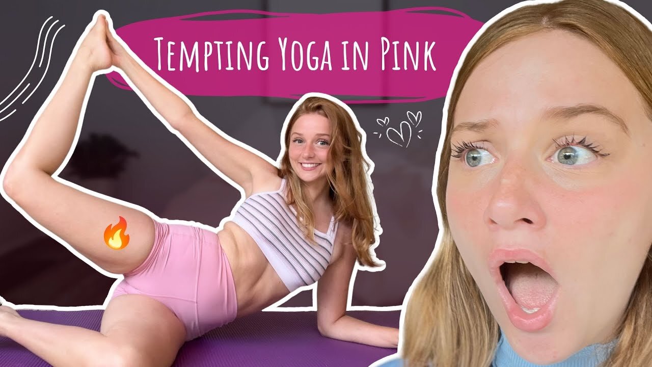 Let's Get Sweaty in Pink! | The Ultimate Yoga Challenge for Teen Cuties