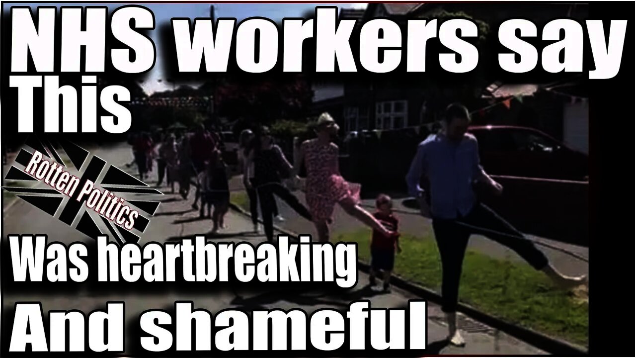 NHS workers slam VE day dancers,while posting dance vids