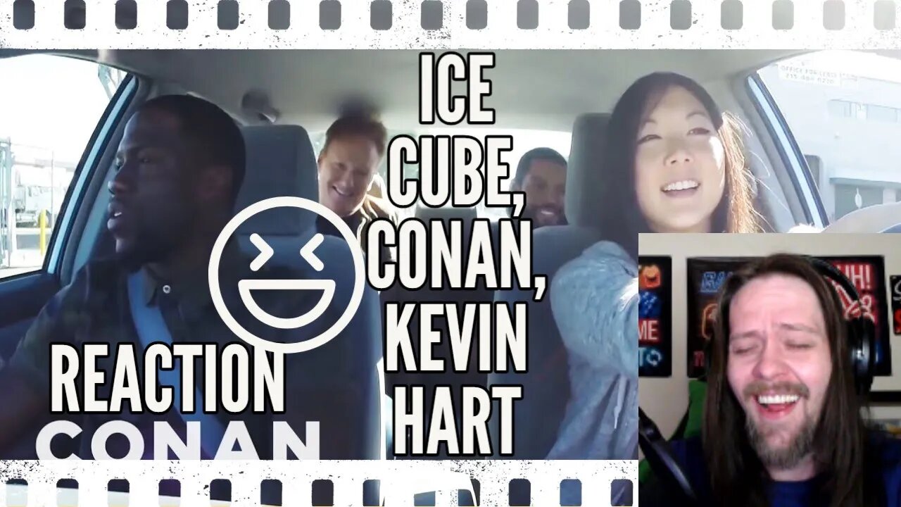 Ice Cube, Kevin Hart, and Conan help A Student Driver Reaction LMFAO!!!