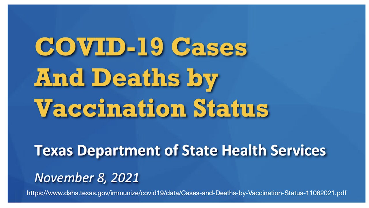 Texas Vaccination Study Is Untruthful