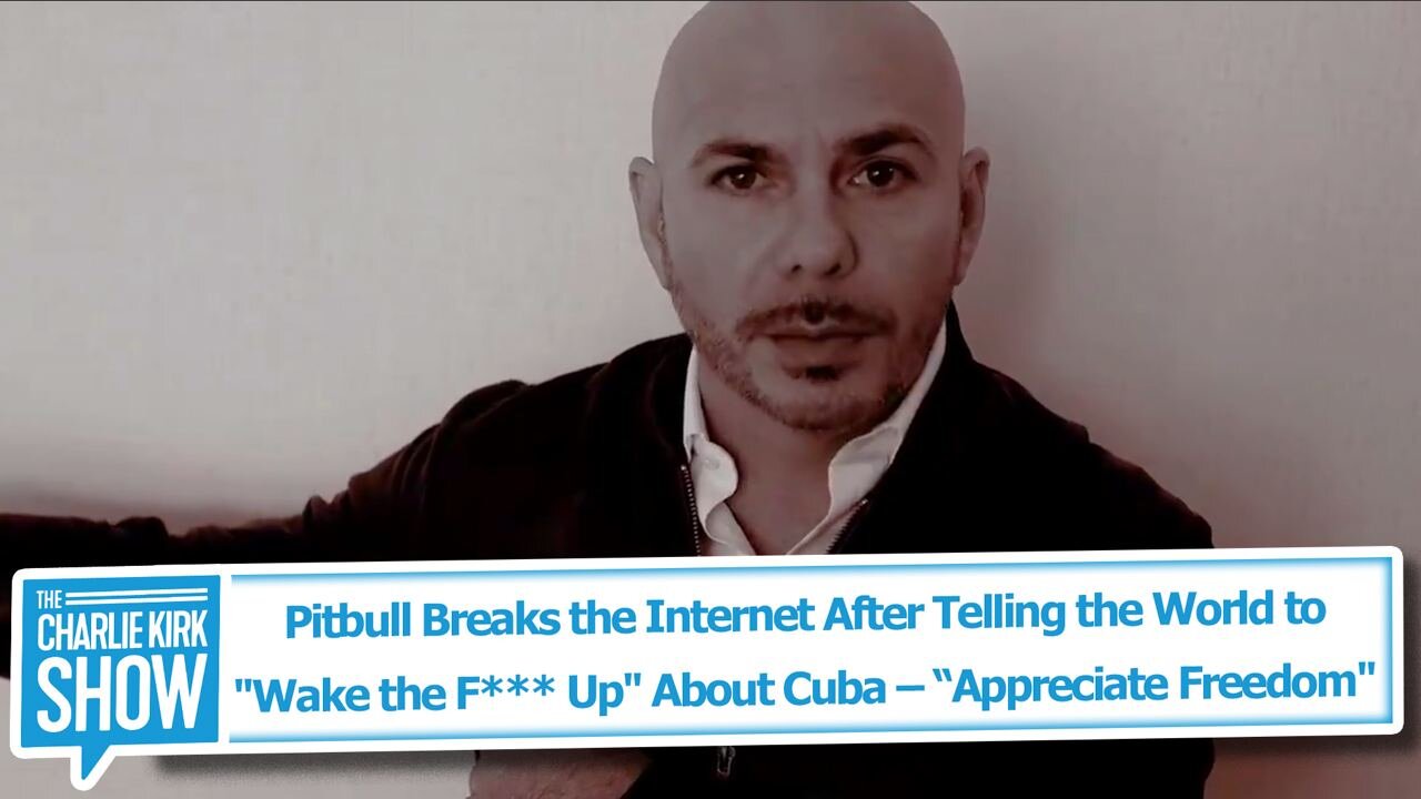 Pitbull Breaks the Internet After Telling the World to "Wake the F*** Up" About Cuba