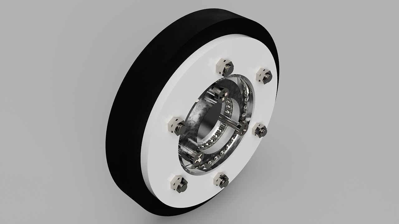 All-in-one Two-part Rim Bearing Solid Tire