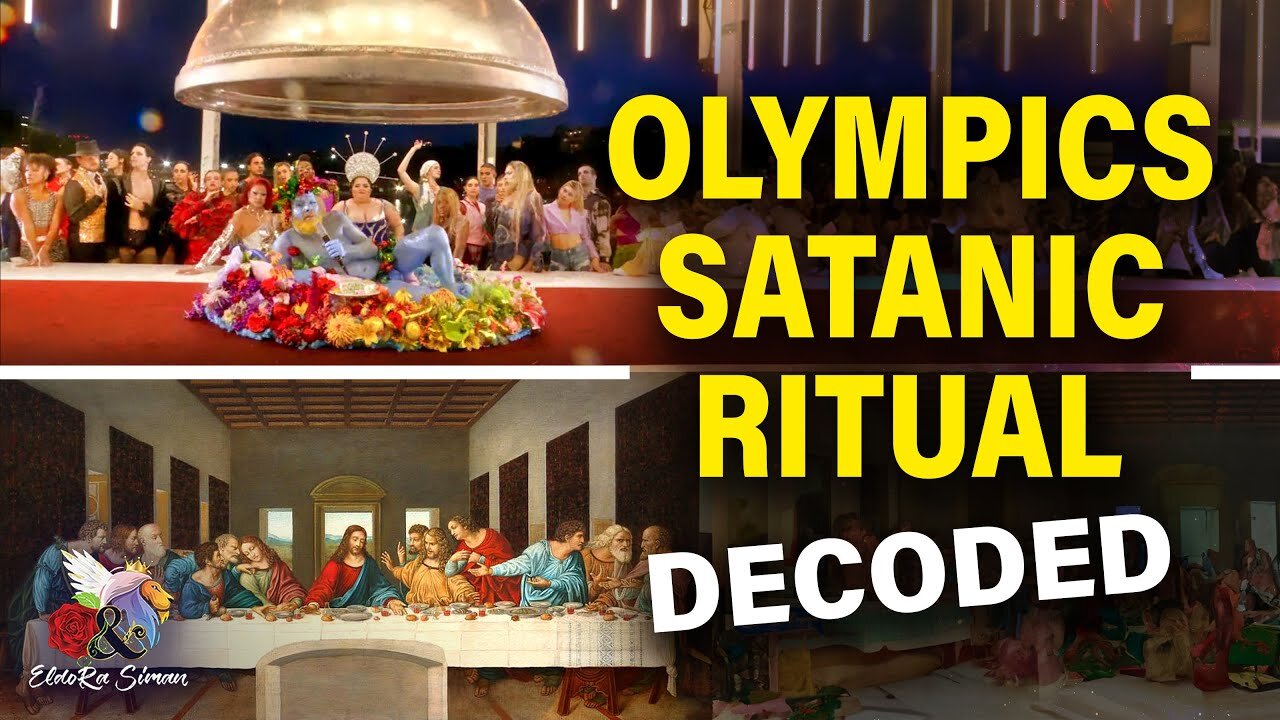 Olympics Satanic Ritual Decoded, YAHWEH Baphomet DARK Matrix Explained🔥