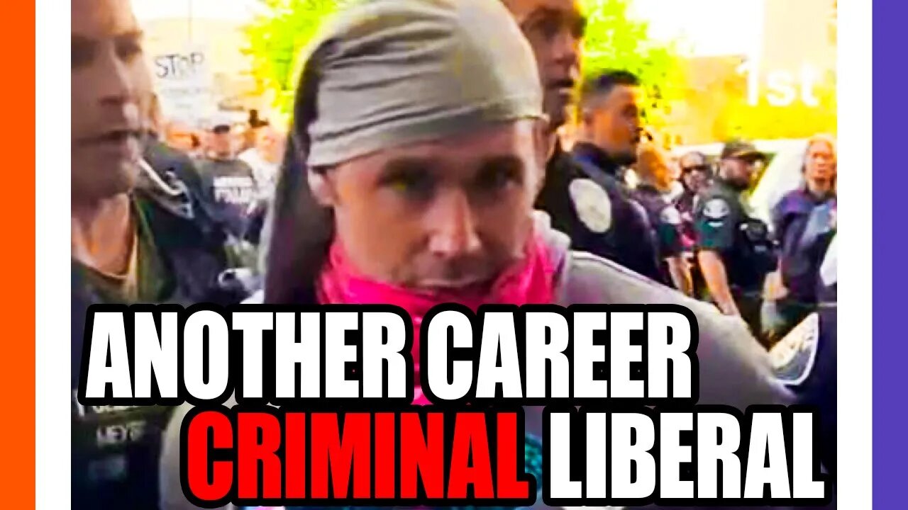 Pro-LGBT Protestor Has A Criminal History 🟠⚪🟣 NPC Crime