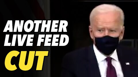 Biden live feed cut again. Pelosi changes "open sesame" magic word