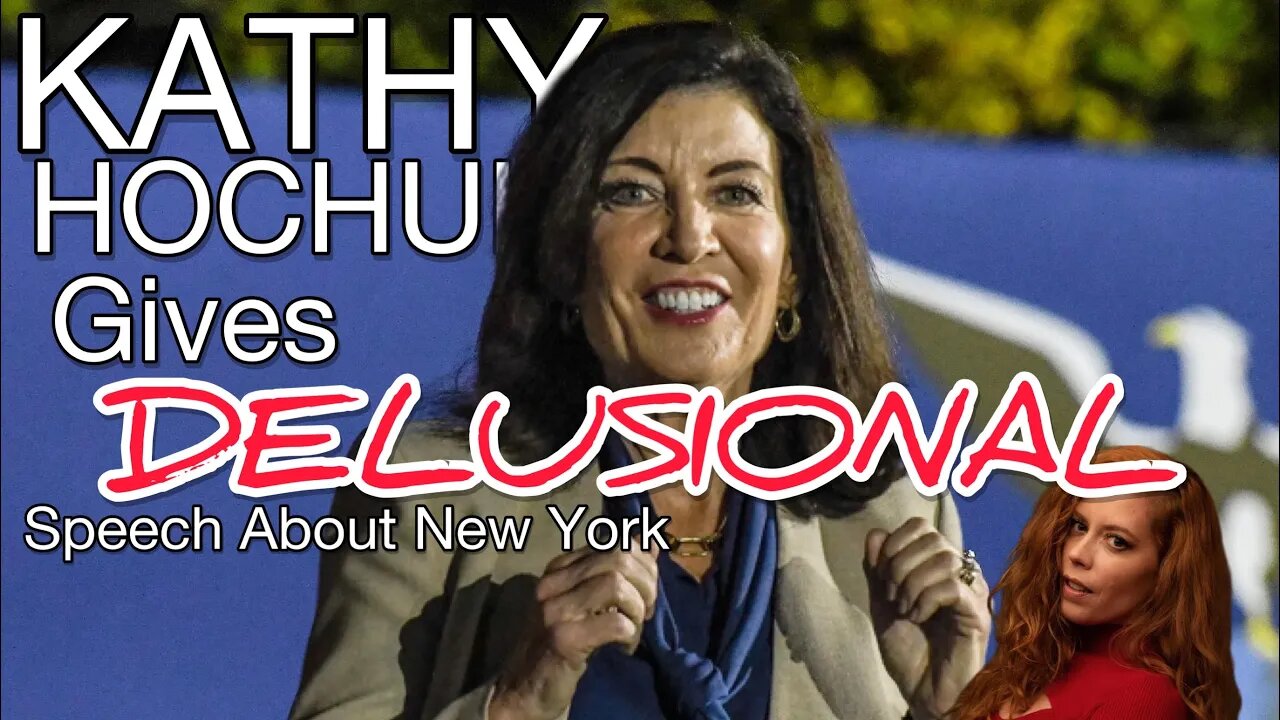 New York Governor Kathy Hochul Gives DELUSIONAL State of the State! Chrissie Mayr Reacts