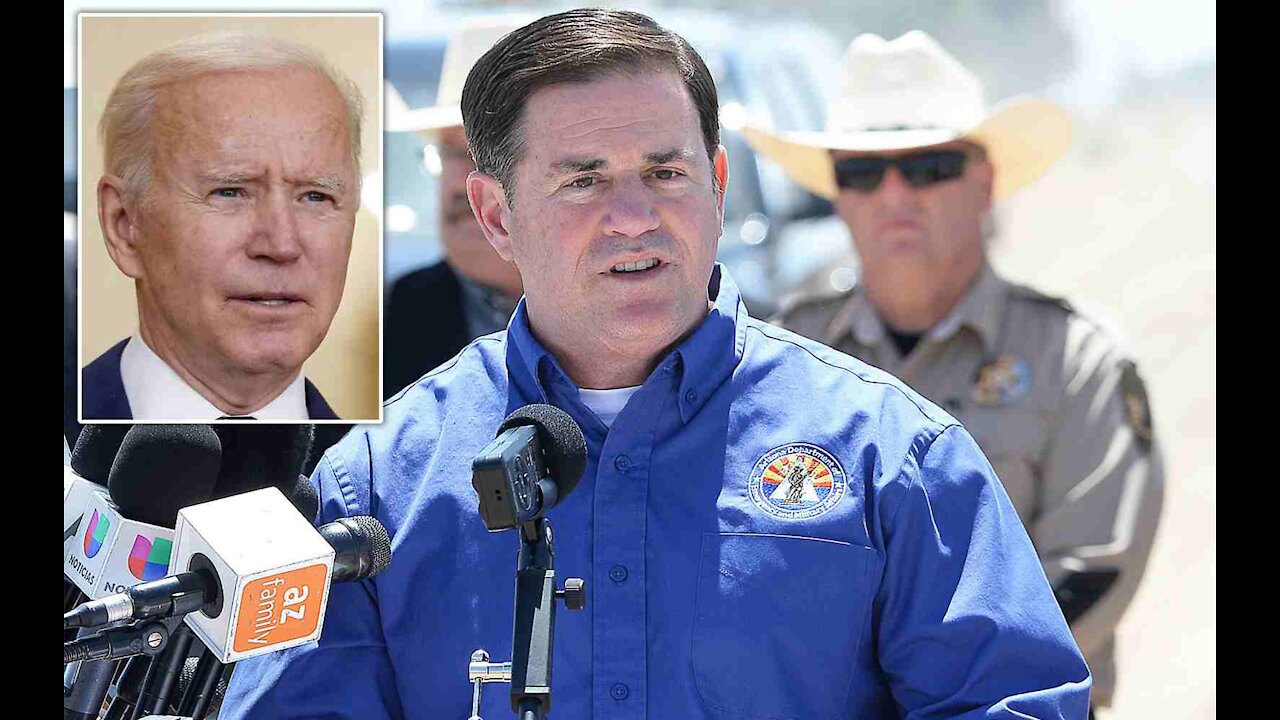 Arizona Gov. Ducey Demands Biden Stop Migrant Crisis at Border