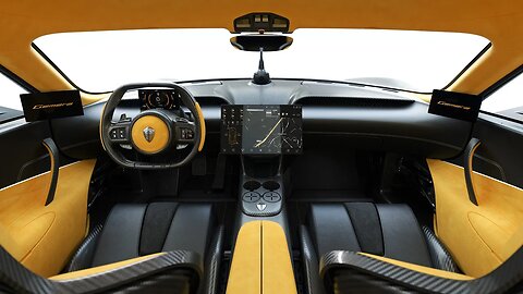 Interior Koenigsegg Gemera at Koenigsegg Salon in Geneva 2020