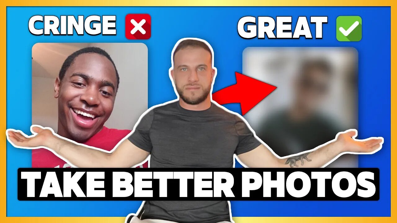 How To Take Better Tinder Photos (Average VS Great Photo Examples)