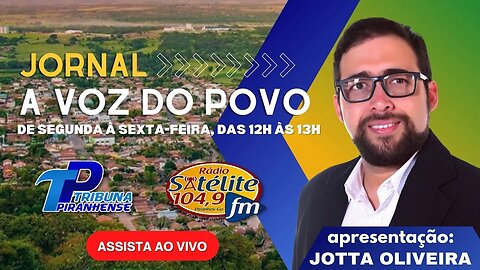 [AO VIVO] JORNAL A VOZ DO POVO - 03/01/2023