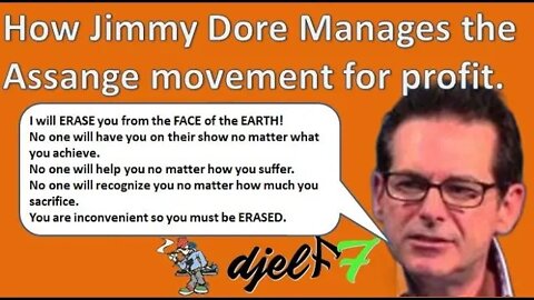 Revealing Jimmy Dore and his manipulation of the Assange movement