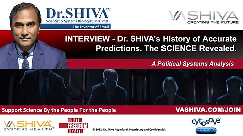 Dr.SHIVA LIVE: INTERVIEW - Dr. SHIVA’s History of Accurate Predictions. The SCIENCE Revealed.