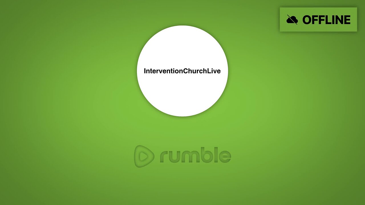 Intervention Church Live Adult Sunday School 9-29-24