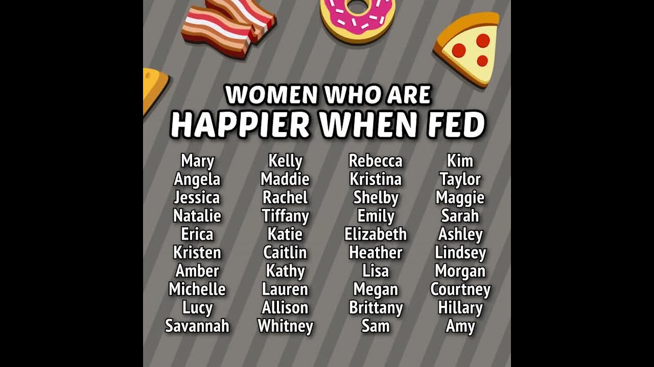 Women Who Are Happier When Fed [GMG Originals]