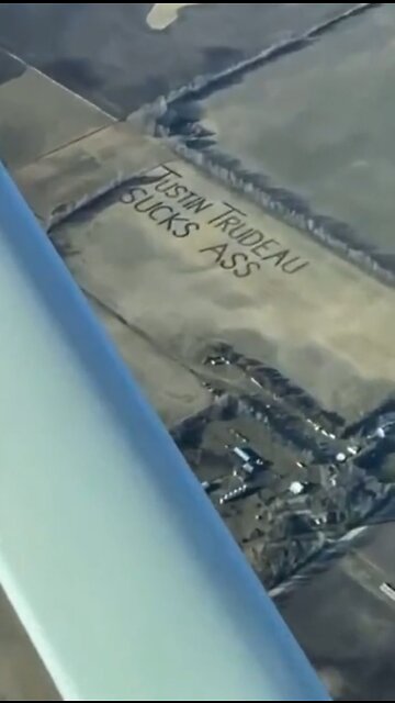 While flying over Canada