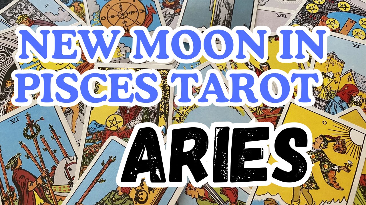 Aries ♈️- You are unique! Pisces New Moon 🌑 Tarot reading #aries #tarotary #newmoon #tarotreading