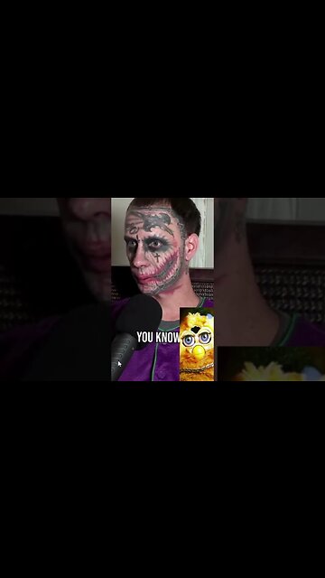 florida joker man with Tattoos face #shorts #joker #real #reaction