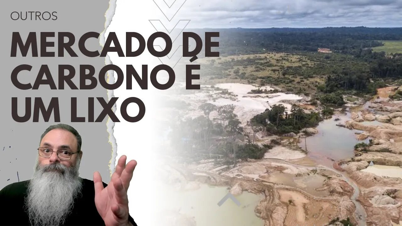 BBC descobre o ÓBVIO: o MERCADO de CARBONO é uma FARSA porque é IMPOSSÍVEL CALCULAR de FATO