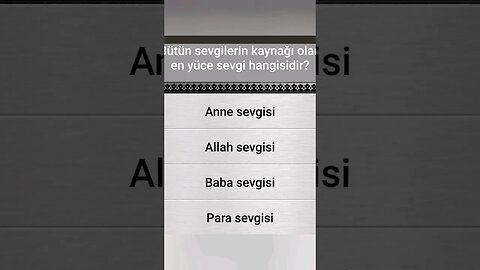 #yarışma #bilgi İSLÂMÎ BİLGİ YARIŞMASI