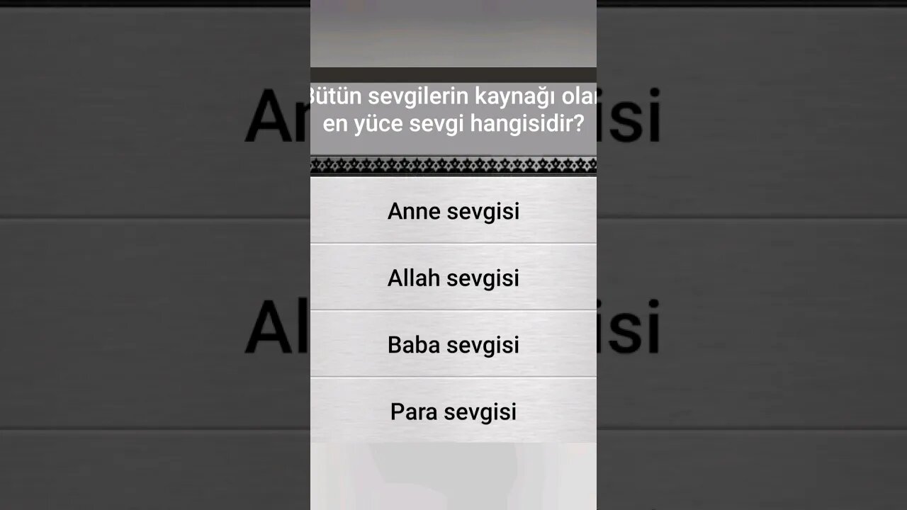 #yarışma #bilgi İSLÂMÎ BİLGİ YARIŞMASI