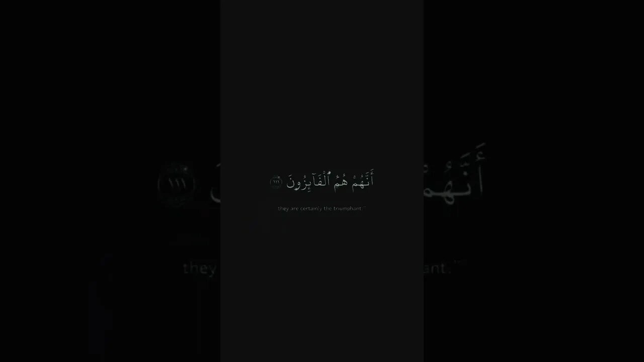 Al Mu'minun #islam #islamicvideo #quran #ayatalquran #shorts