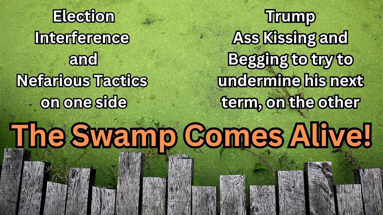 THE SWAMP COMES ALIVE! President Trump Taking Hits On Both Sides!