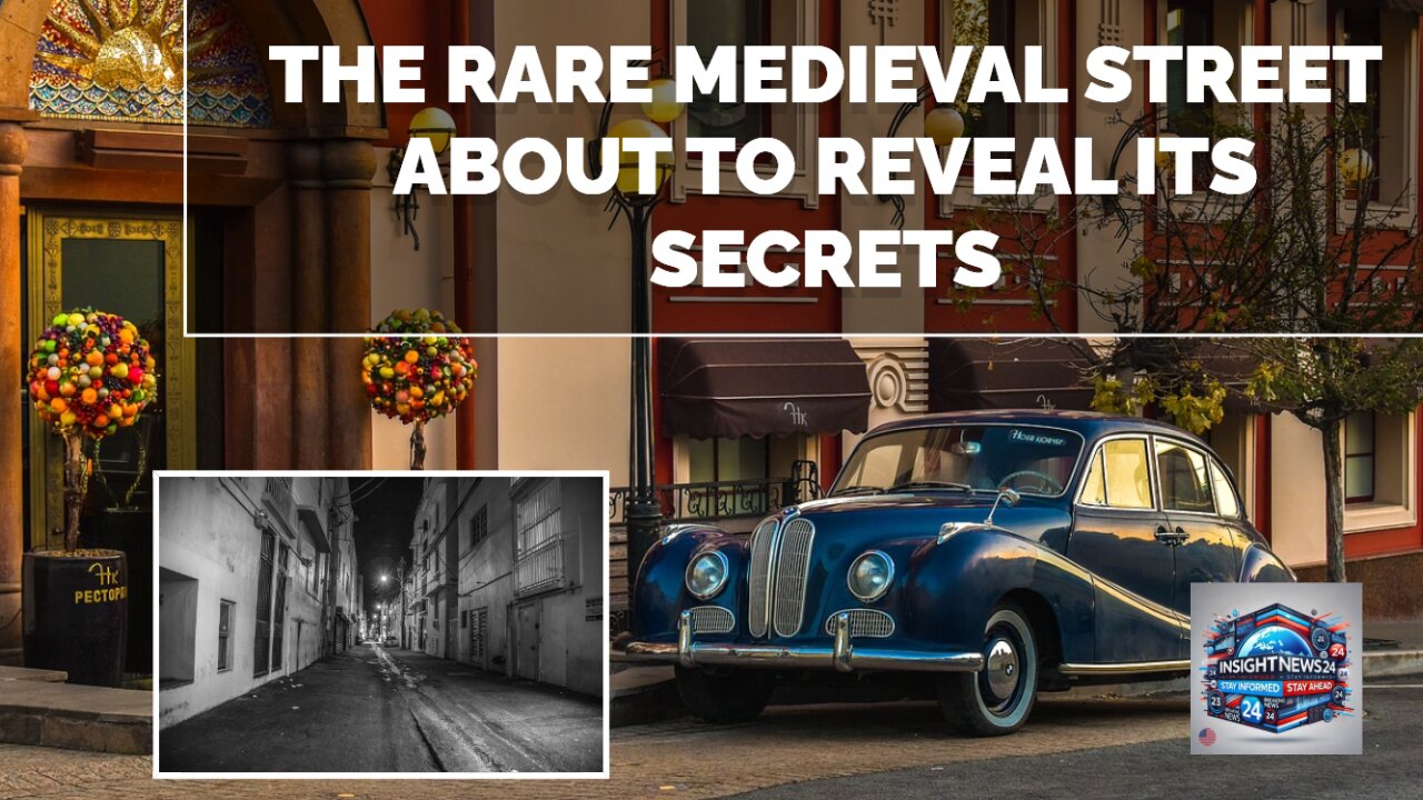 The rare medieval street about to reveal its secrets