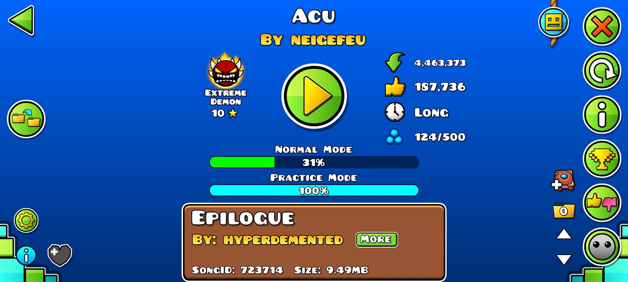 ACU 27-92 Mobile 120hz, FIRST EXTREME DEMON