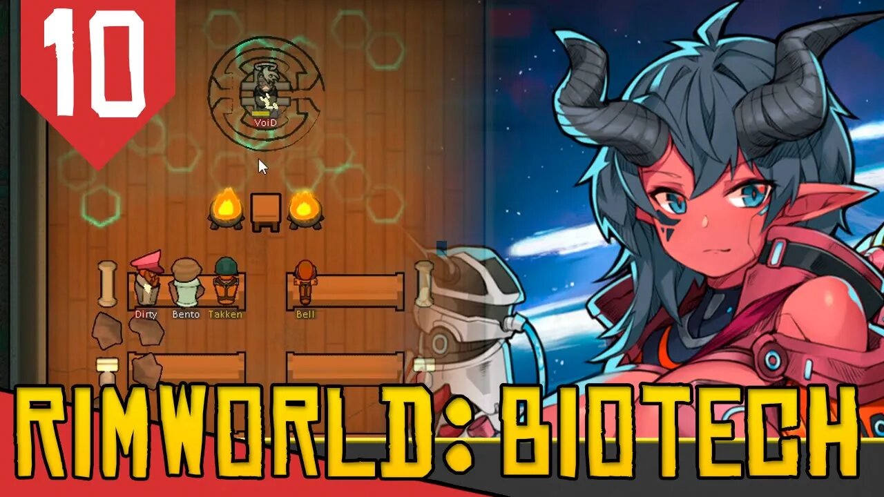 Atacado pelo IMPÉRIO - Rimworld Biotech #10 [Série Gameplay PT-BR]