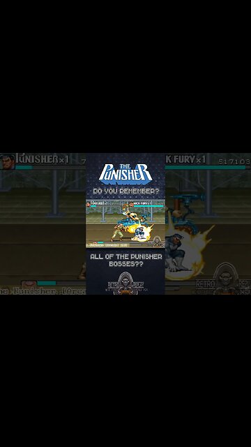 the Punisher was legendary #arcade #capcom