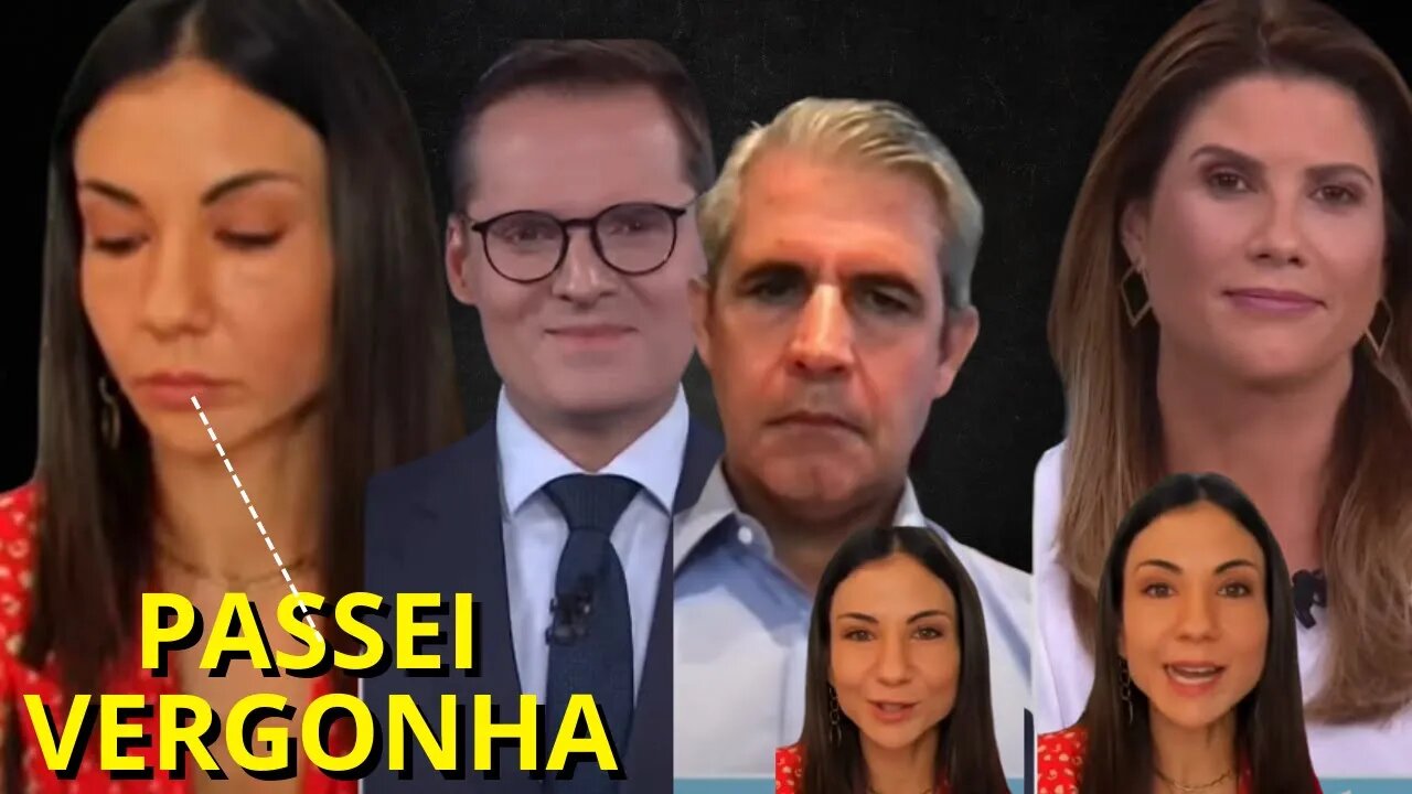 AMANDA KLEIN PASSA VERGONHA AO FAZER MILITÂNCIA NA JOVEM PAN NEWS