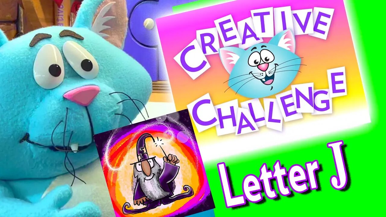 Learn to Draw using the letter J with the Sauerpuss and Friends Puppets and our Creative Challenge!