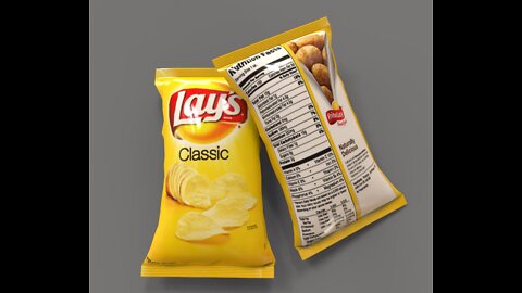 Chips Packets 3D Model