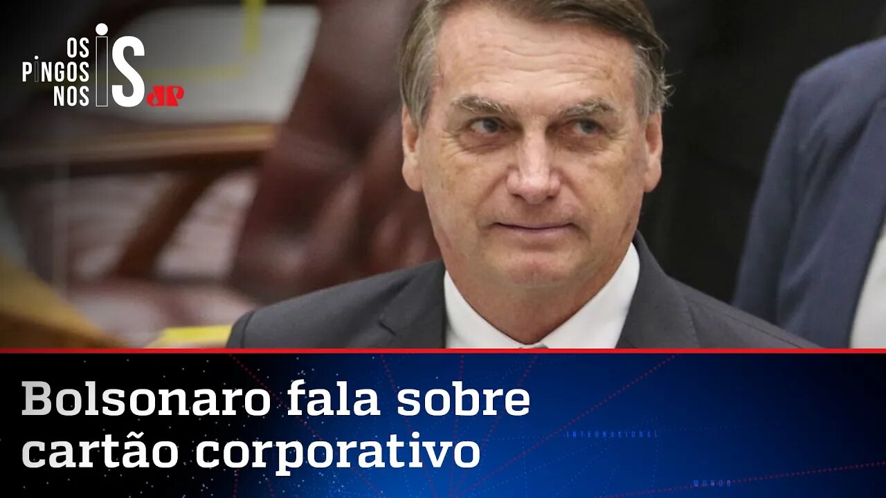 Bolsonaro cutuca Lula e lembra que cartão corporativo foi usado para salvar brasileiros na China