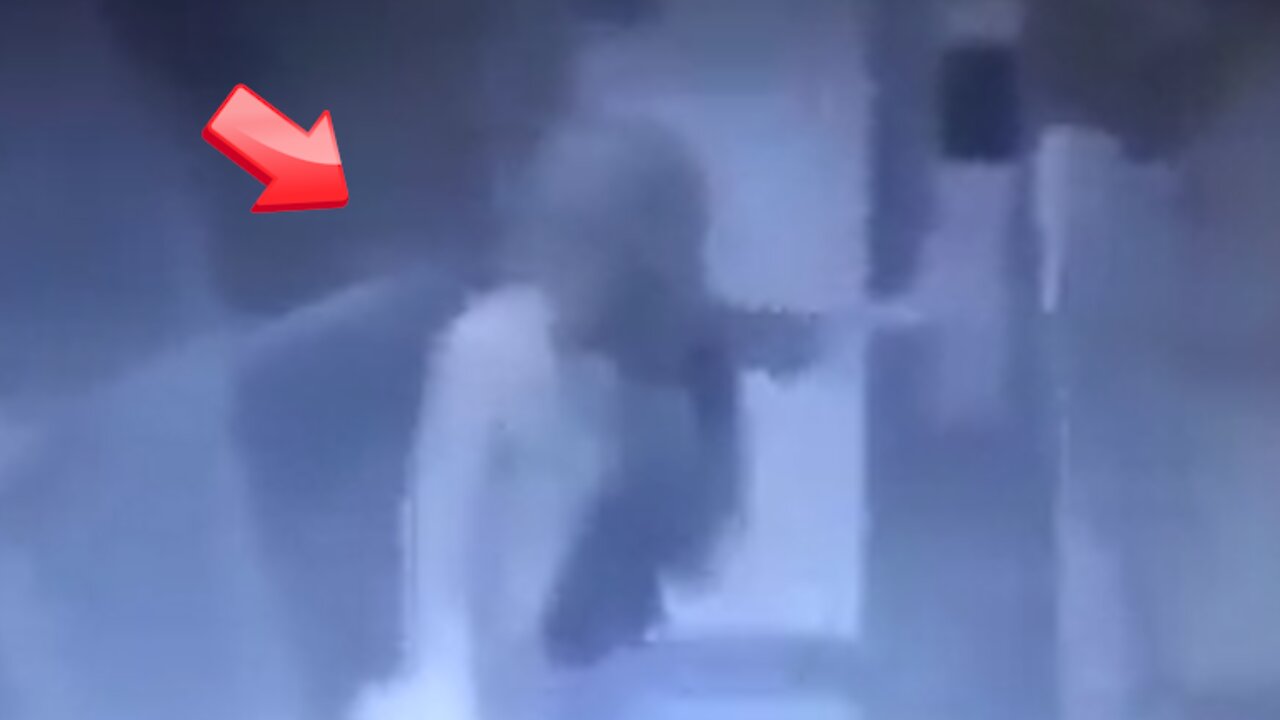 Woman warps in elevator