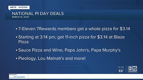 Pi Day deals on pizza!