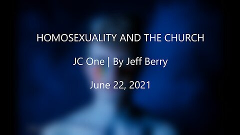 Homosexuality And The Church