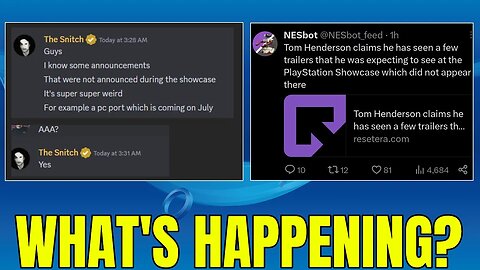 The PlayStation Showcase Held Back Showing Things? - What's Going On?