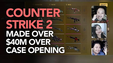 Counter-Strike 2 Now Available and Earned Over $40 Million in Case openings