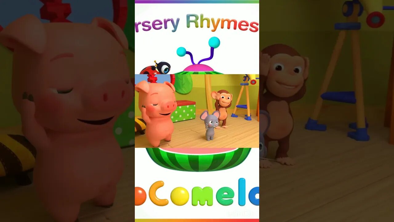 Head, Shoulder, Nees & Tose 👶 Kids Song & Nursary Rhymes #shorts #shortsfeed @CoComelon