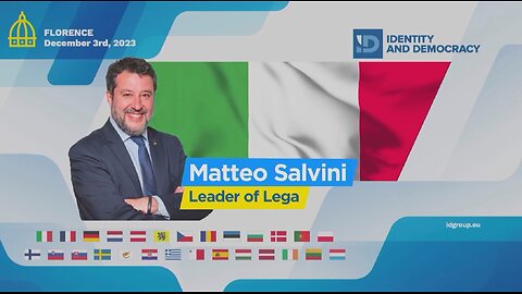 🔴 FREE EUROPE! Intervento del Ministro Matteo Salvini (03/12/2023).