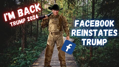 TRUMP, BACK on FACEBOOK @facebook862 @DonaldJTrumpforPresident @FoxNews @SkyNews @CNN @TimcastNews