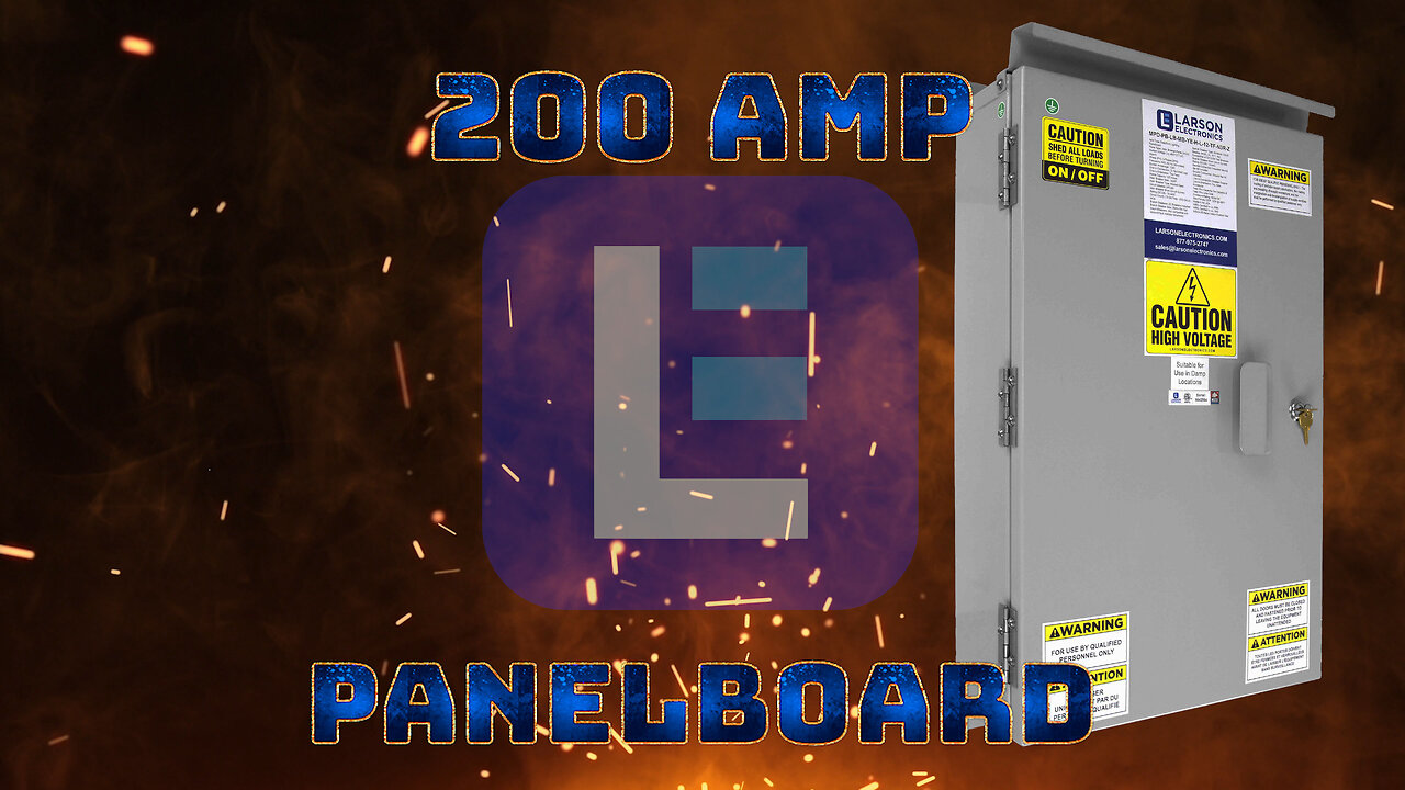 200A Power Panelboard, 3PH Main Breaker Panel, 42 Circuit, 480Y/277