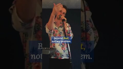 Come and watch a masterclass in not taking responsibility #music #comedy #livelooping