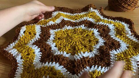 Crochet 9 Point Star Blanket