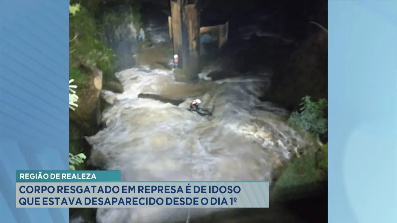 Região de Realeza: Corpo Resgatado em Represa é de Idoso que Estava Desaparecido Desde o Dia 1º.